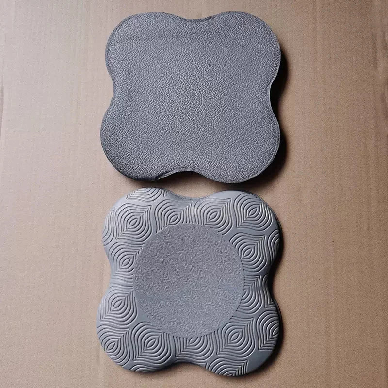 2Pc Pilates Knee Pad Wrist Hand Protective Pad Non-Slip Yoga Mat Solid Color Soft TPE Foam Flat Support Pad Fitness Accessories