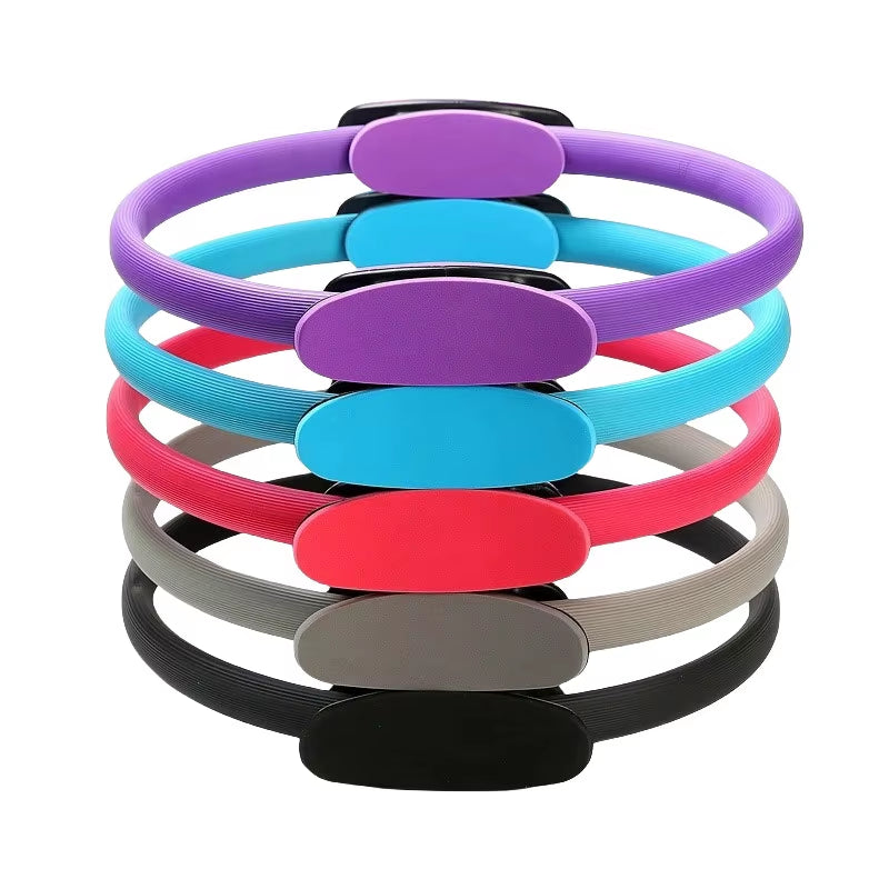 1Pc Yoga Pilates Ring Durable Non-Slip Exercise Circle Fitness Magic Circle for Toning Sculpting Pilates Ring Flexibility